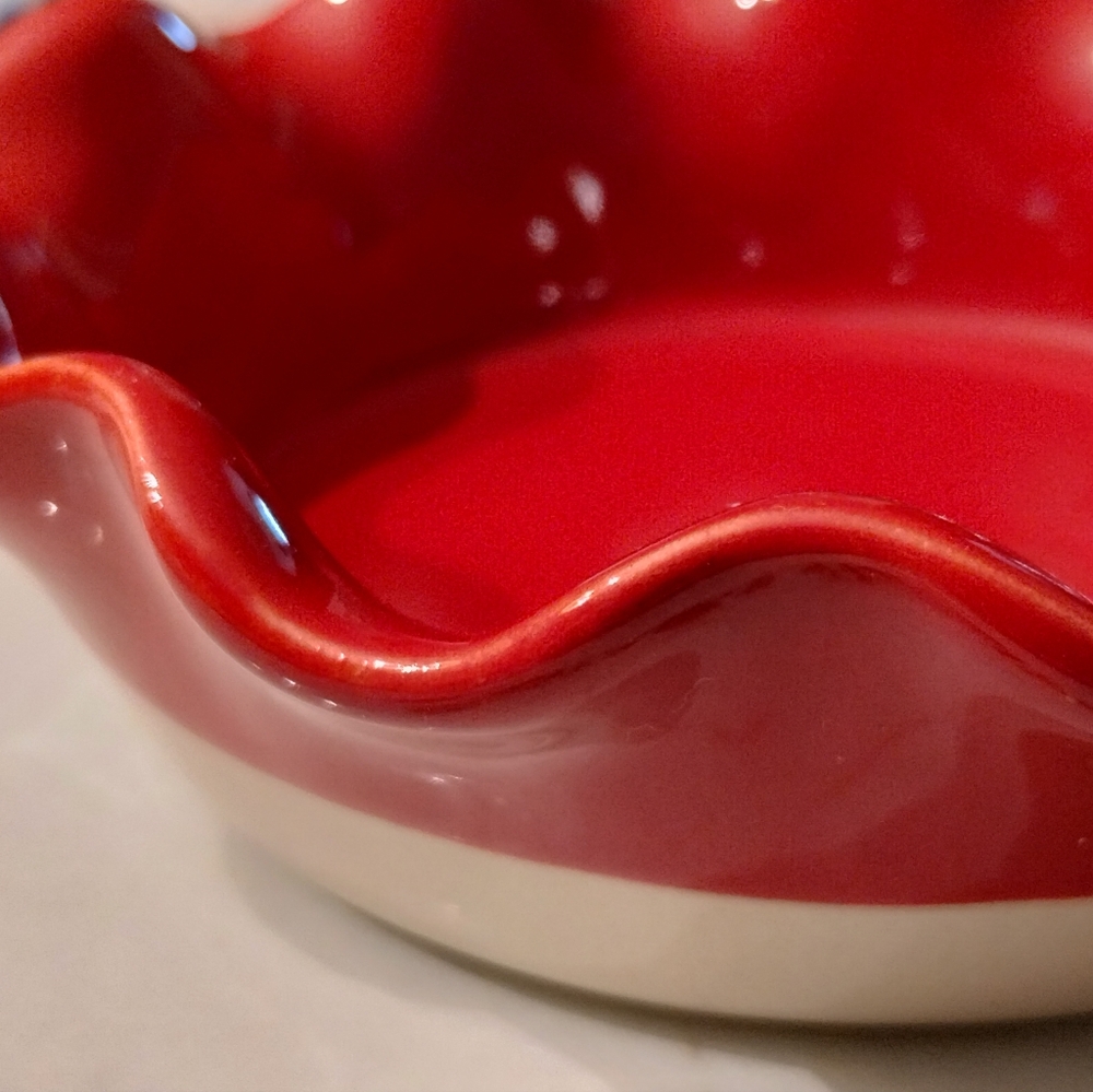 Made in France, Red Ceramic Baking Dish